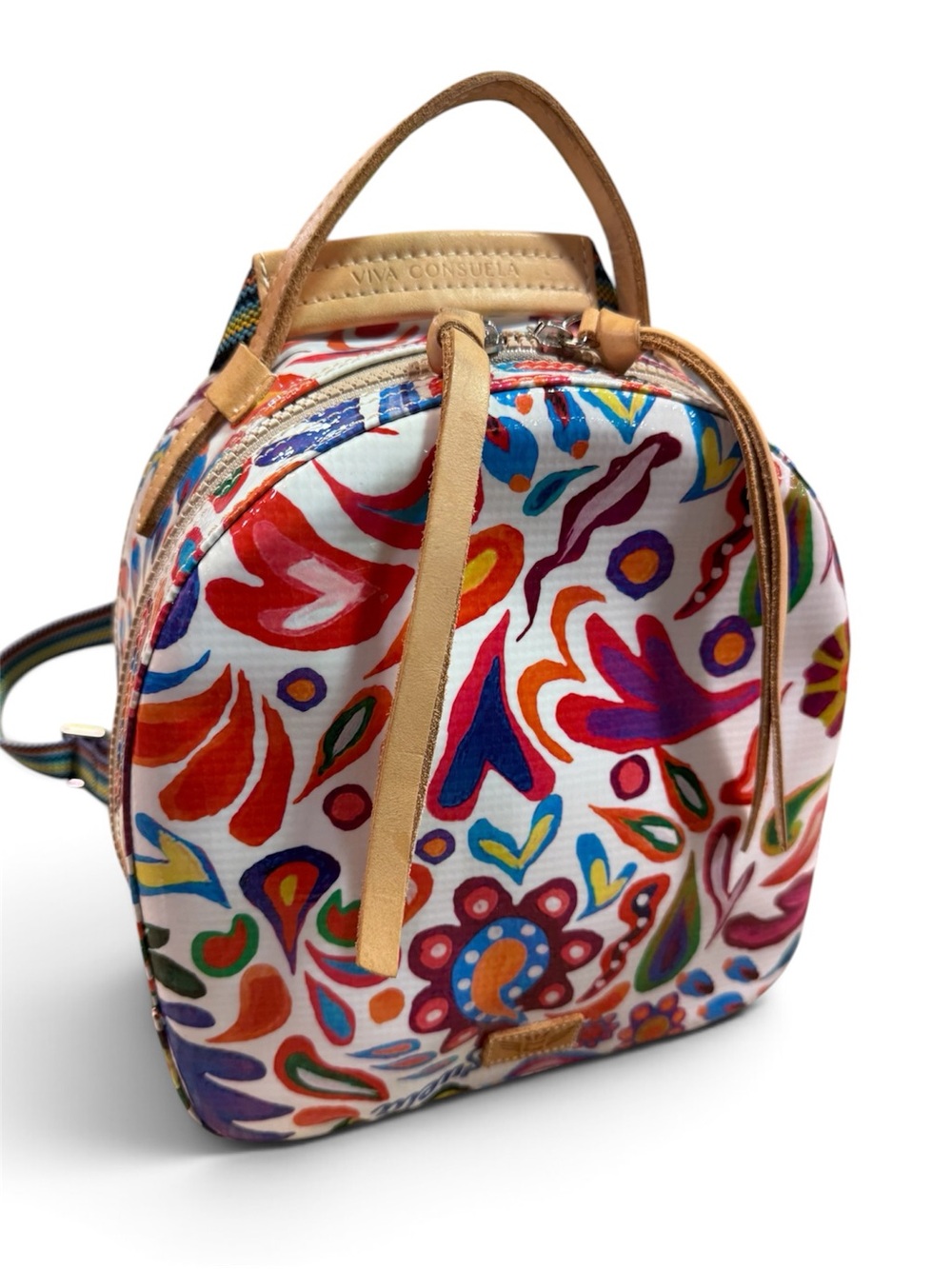 Consuela White Swirly Legacy City Mini Backpack